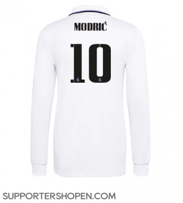 Real Madrid Luka Modric #10 Hemma Matchtröja 2022-23 Långärmad